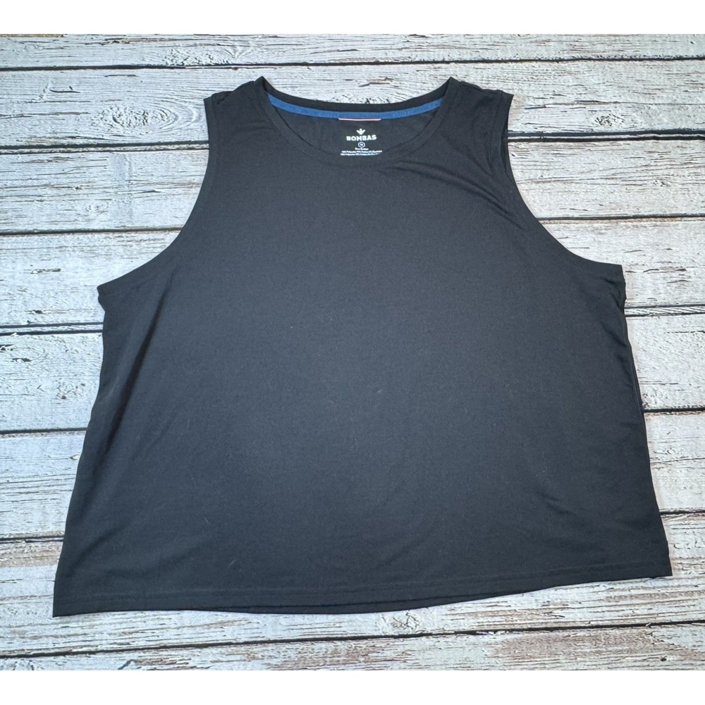 Bombas Soft Tech Tank Top Black‎ Comfortable Women's Sleeveless 1X
